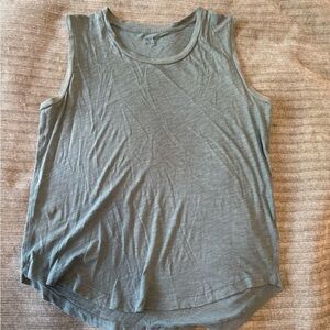Women's Sleeveless Olive Top